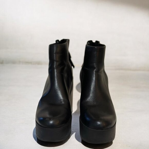 Bershka Dark Green Ankle Boots | Synthetic Leather | US 38 | Good - Picture 8 of 8